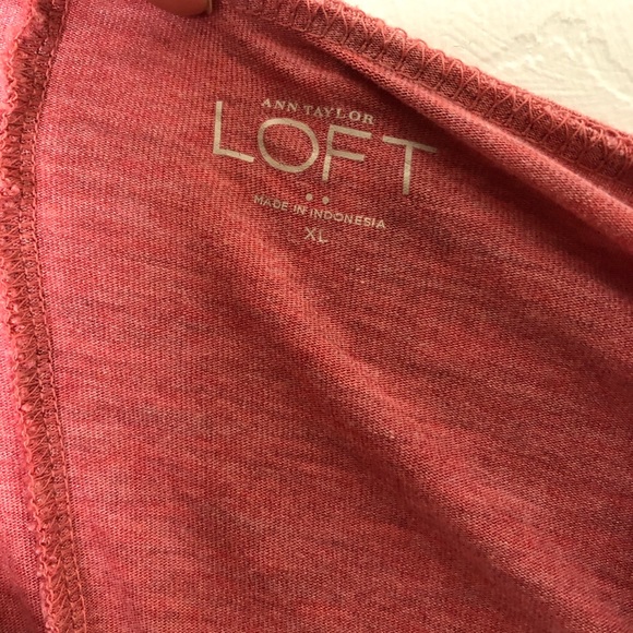 LOFT | Flowy Salmon-Colored Tunic - Picture 3 of 3